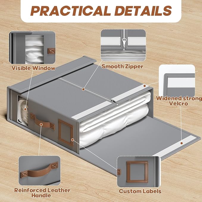 BigPonpPon 8 Pack Bed Sheet Organizers And Storage - Image 4