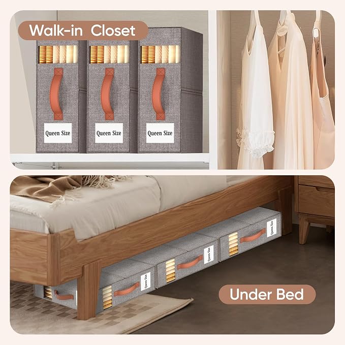 6 Pack Bed Sheet Organizers and Storage - Image 4