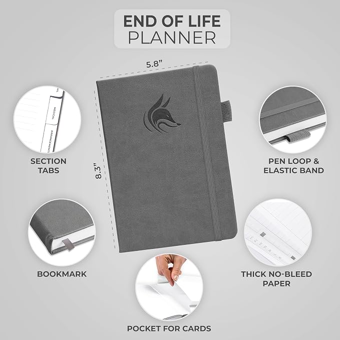 Clever Fox End of Life Planner – Final Arrangements Organizer - Image 2