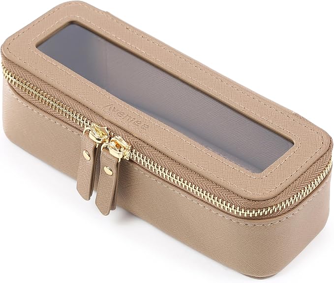 Aveniee Clear Makeup Brush Bag, Slim Cosmetic Brush Holder, Small Travel by Aveniee