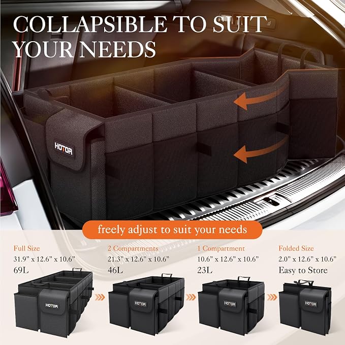 HOTOR Foldable Trunk Organizer - Image 4