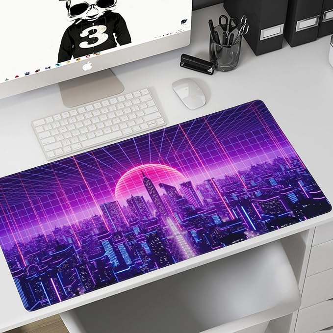 Desk Mat, Cyberpunk Gaming Mouse Pad, XXL Extended Mouse Pad Mat - Image 7