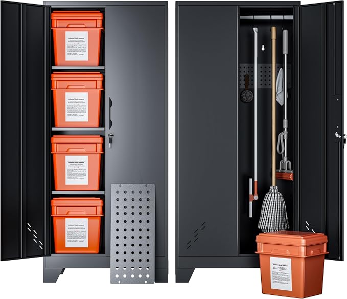 Storage Cabinet 61" H, Metal Tools Storage Cabinet by DUTYSEST