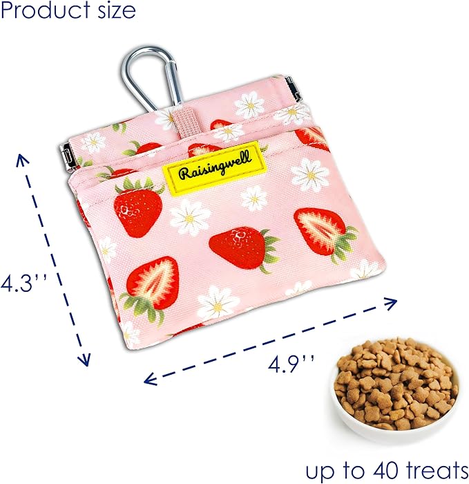 Dog Treat Pouch, Cotton Pocket Sized Training Holder, Hand Free Walking Funny - Image 2
