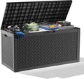 100 Gallon Resin Deck Box, Lockable Outdoor Storage Box by OutdoorLivingPerfected