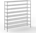 18" Deep x 72" Wide x 74" Height Wire Shelving Kit | 8-Tier | NSF Commercial by Regal+Altair
