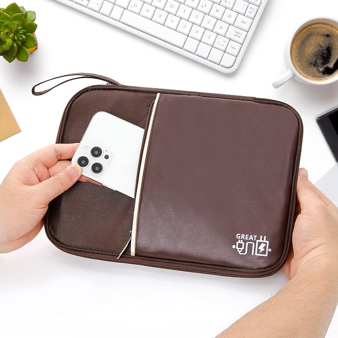 SELLYFELLY Electronics Organizer Travel Cord Organizer Case Compact Electronics - Image 6