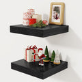 Fun Memories 12 Inch Floating Shelf, Rustic Wood Wall Shelves by FunMemories