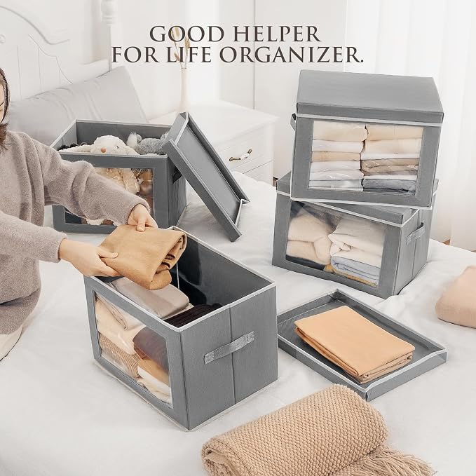 Large Storage Bins with Lids - Image 4