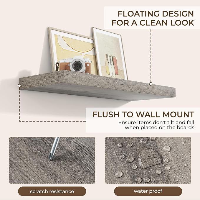 RICHFOCUS 36Inch Floating Shelves - Image 6