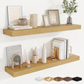 fuqing Floating Shelves for Wall, Wall Mounted Wood Floating Shelf by Fuqing