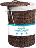 BIRDROCK HOME Seagrass Laundry Hamper by BIRDROCKHOME