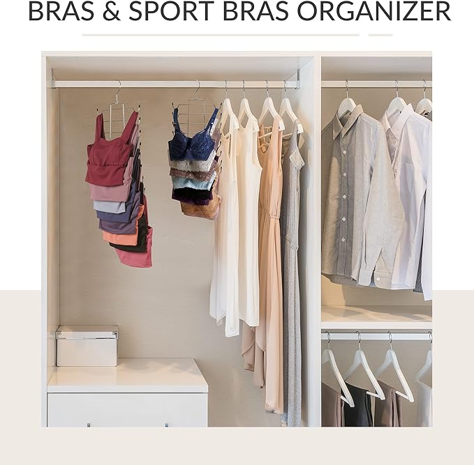 ZEDODIER Tank Top Hanger Space Saving, Bra Hangers - Image 3