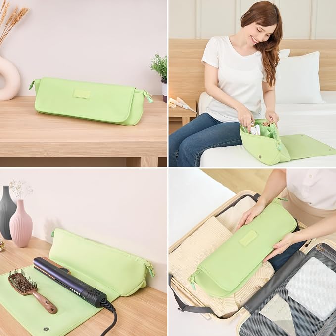 BAREFOOT CARIBOU Hair Tools Travel Bag and Heat Resistant Mat - Image 3