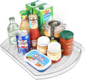 FIRJOY Lazy Susan Turntable for Refrigerator, Square Turntable Organizer for by FIRJOY
