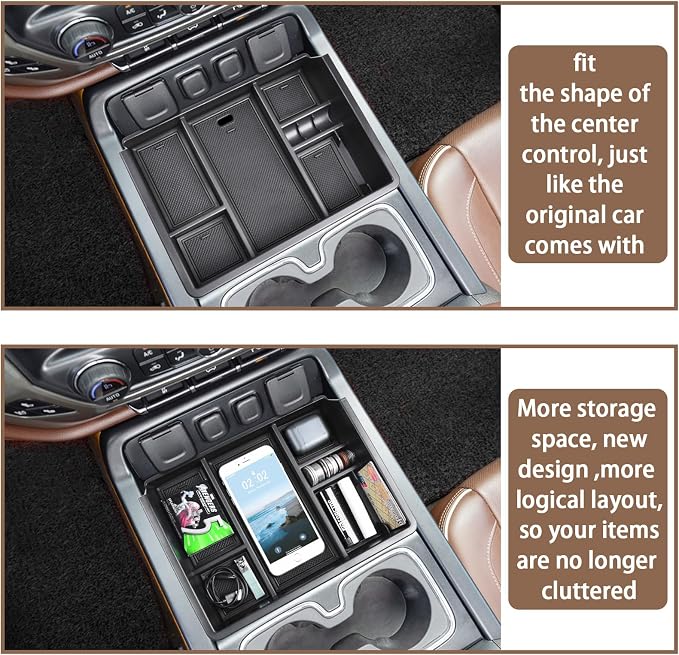 EDBETOS Center Console Organizer Tray Compatible - Image 6