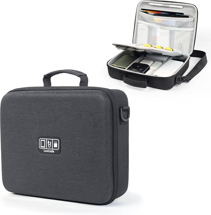 Luxtude Electronics Organizer Travel Case Large, Tech Organizers Travel Case by Luxtude
