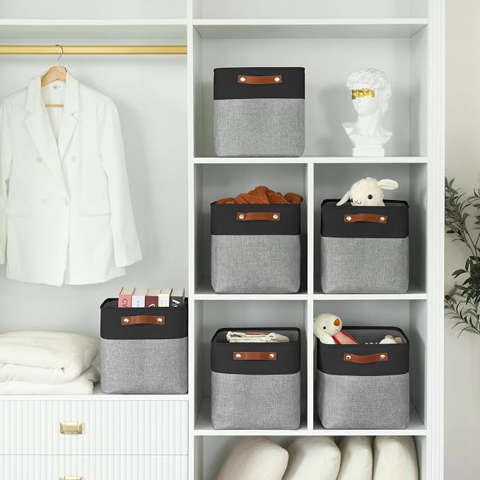 Collapsible Fabric Cube Storage Bins 11x11×11 - Image 8