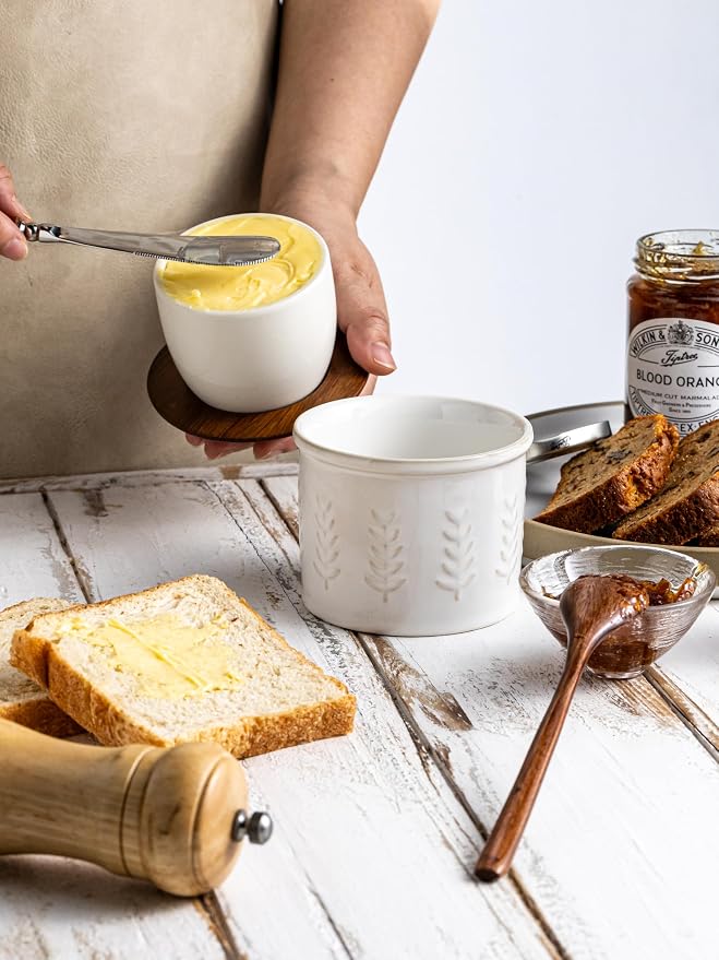 Ceramic Butter Dish With Lid, Butter Crock - Image 9