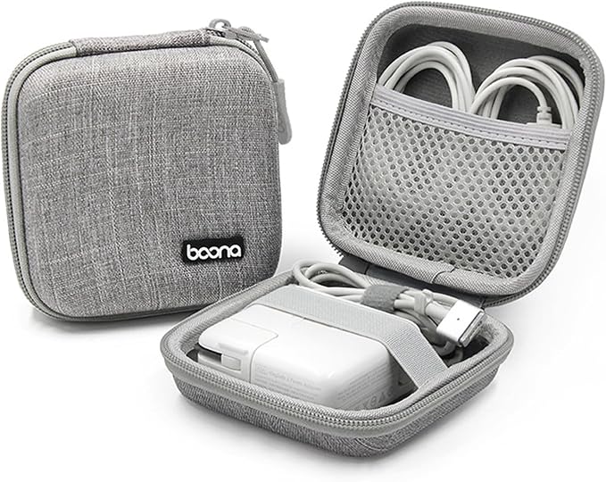 Charger Case for Macbook, Portable Tech Electronic Organizer Bag, Travel by Linpr