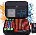 Fireproof Battery Organizer Storage Case Waterproof & Explosionproof, Safe Bag by Tamfile