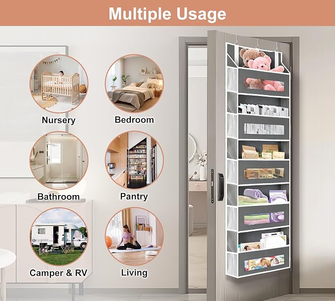 5-Tier Over The Door Storage Organizer - Image 8