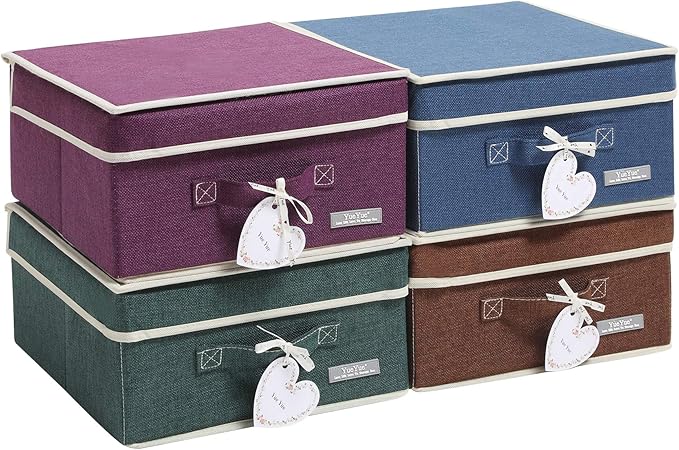 YueYue Foldable Fabric Closet Organizer Bins Box Storage by YueYue