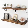 Deep Floating Shelves Wall Mounted, Living Room, Office by Acovy
