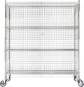 18"x60"x70" Metal Wire Chrome Security Heavy Duty Commercial NSF