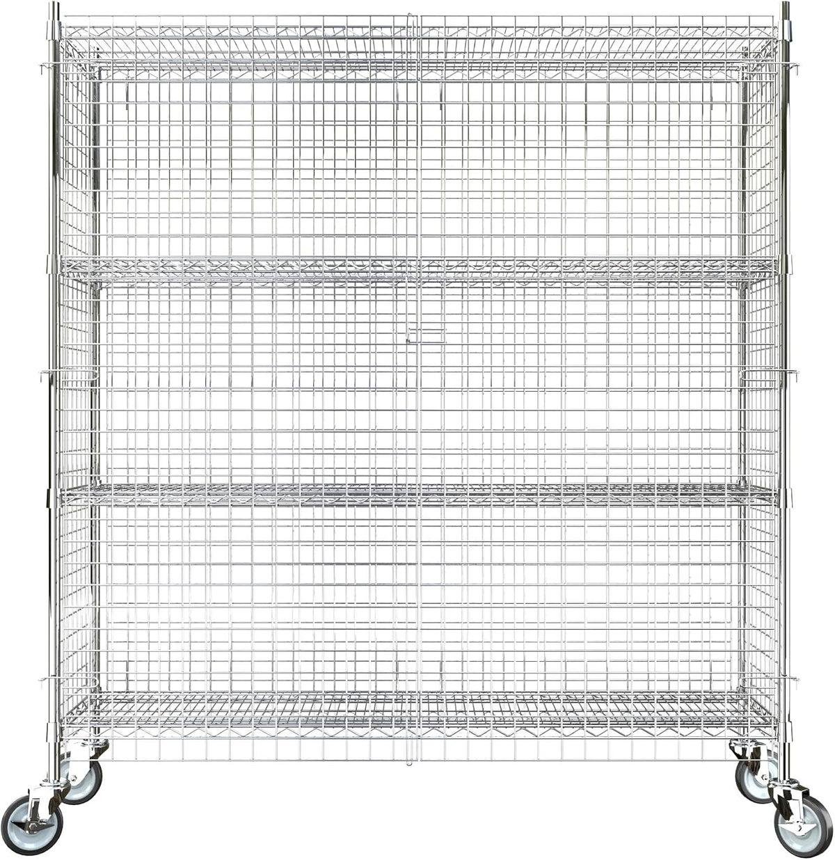 18"x60"x70" Metal Wire Chrome Security Heavy Duty Commercial NSF