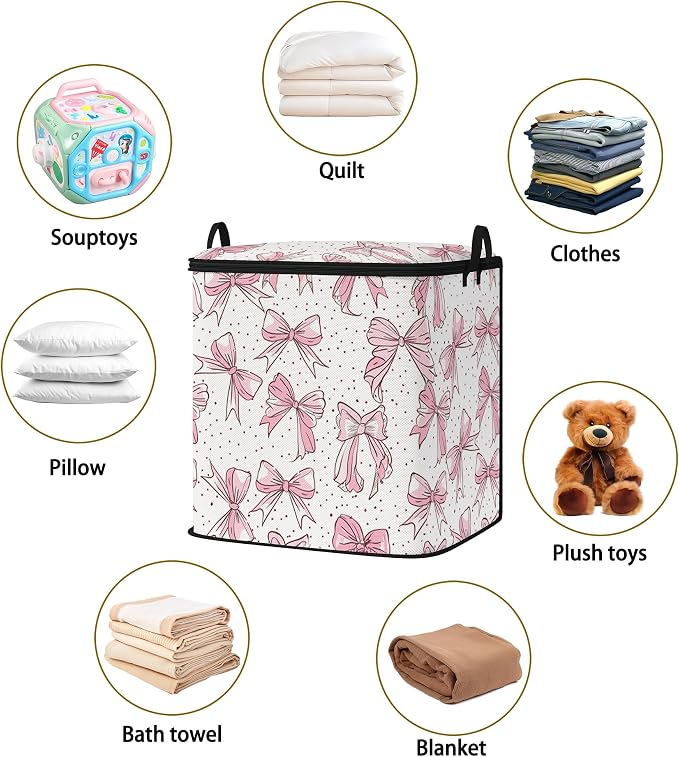 king comforter storage bag, clothes blanket bedding pillow quilt organizer - Image 2