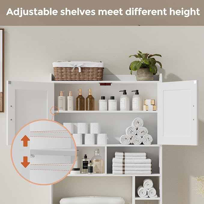 Homhedy Over The Toilet Storage Cabinet - Image 4