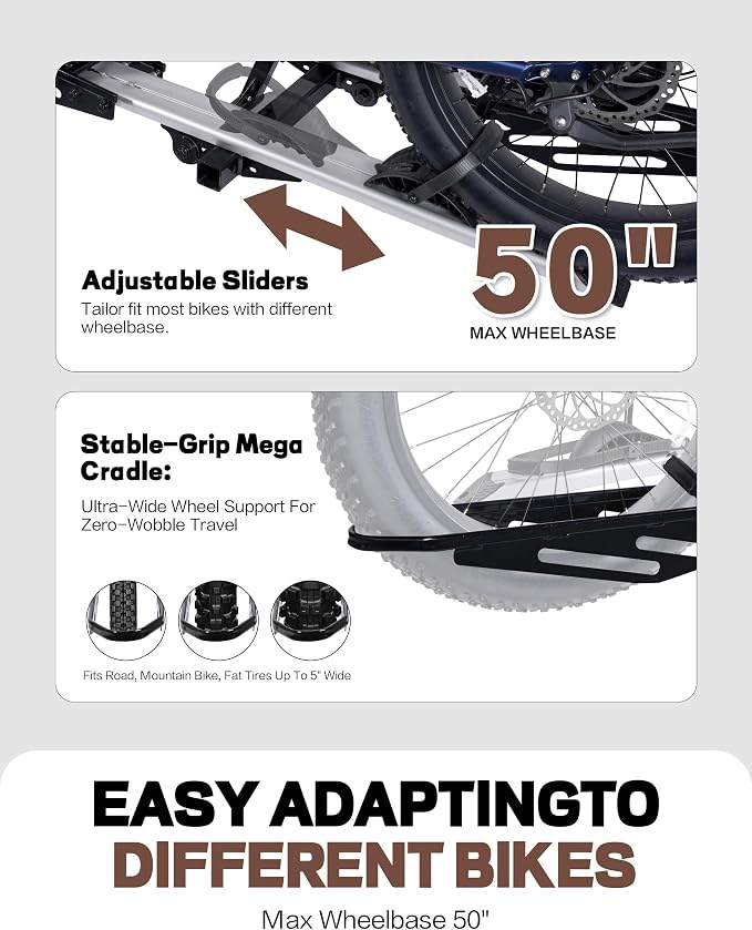 Young Hitch Mount Bike Rack - Image 6