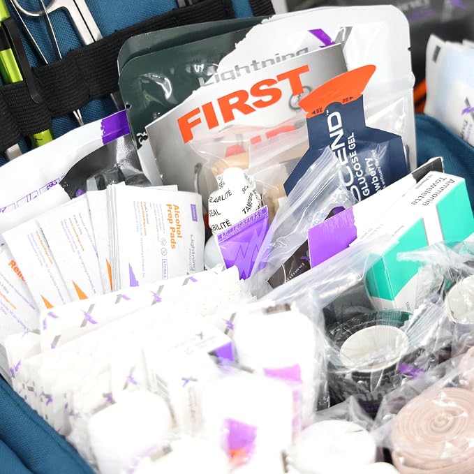 Lightning X Value Compact Medic First Responder EMS/EMT Stocked Trauma Bag - Image 4