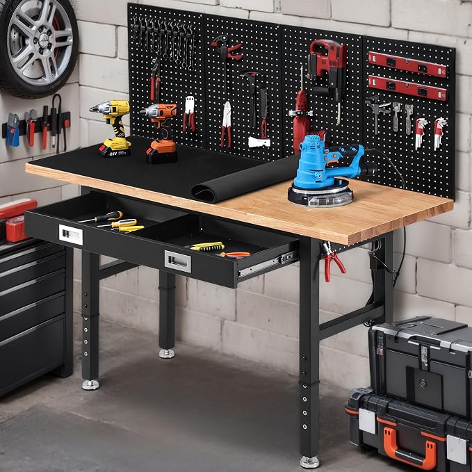 Work Bench with Drawers Adjustable Workbenches - Image 7