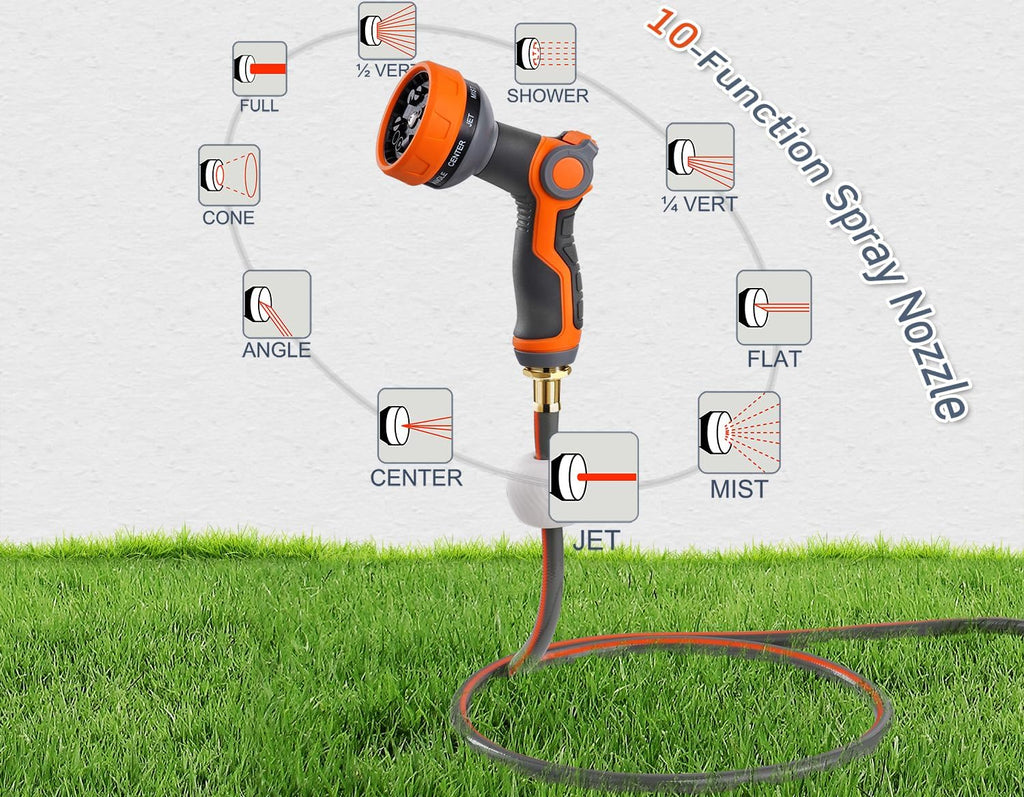 Blütezeit Retractable Garden Hose Reel, 1/2'' x 100ft Hose Reel