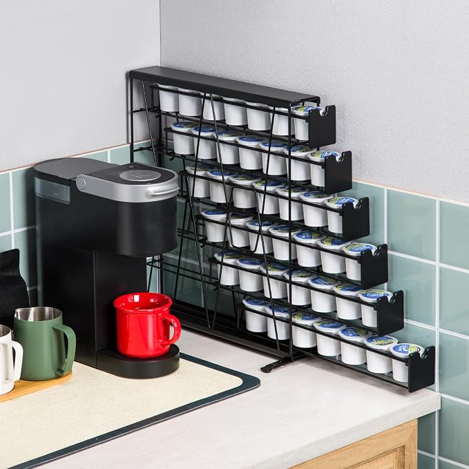 ZCDCP for K Cup Coffee Pod Holder, K Cup Holder Drawer Wall Mounted Coffee Pod - Image 2
