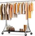HOKEEPER Clothes Rack with Wood Shelves Height Adjustable Clothing Rack with by HOKEEPER