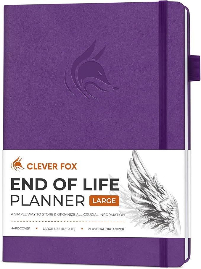 Clever Fox Large End of Life Planner – Guided Final Arrangements Organizer by CleverFox