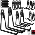 Garage Tool Storage Wall Hook Assortment Set: 15PCS Heavy Duty Large