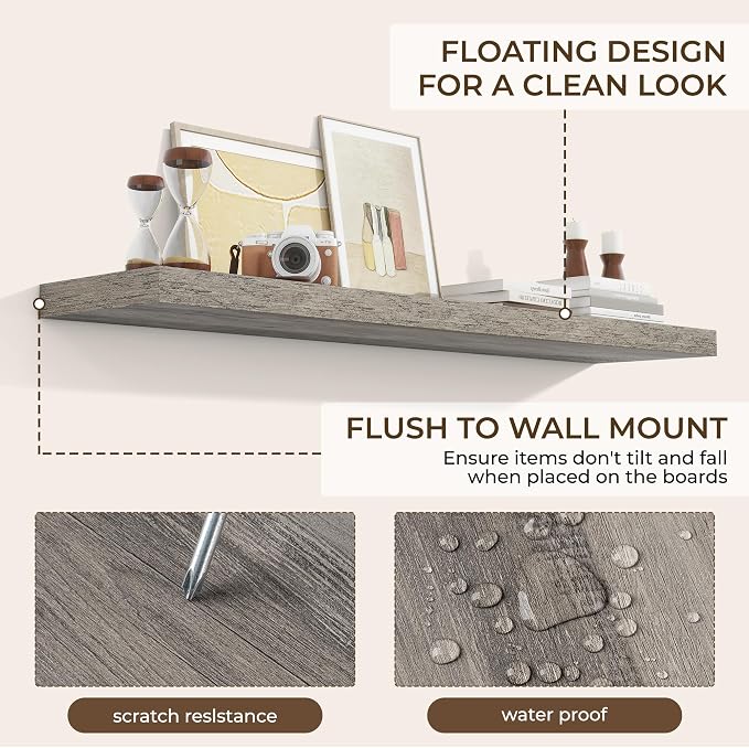 RICHFOCUS 55Inch Floating Shelves - Image 6