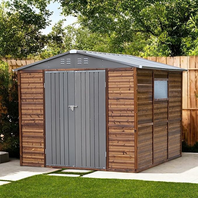 8x8 FT Outdoor Storage Shed by Zolyndo