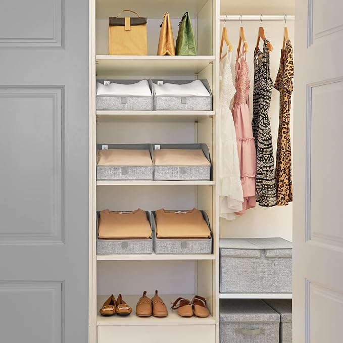 GRANNY SAYS Trapezoid Storage Bin, Closet Shelf Organizers, Fabric Storage Bins - Image 4