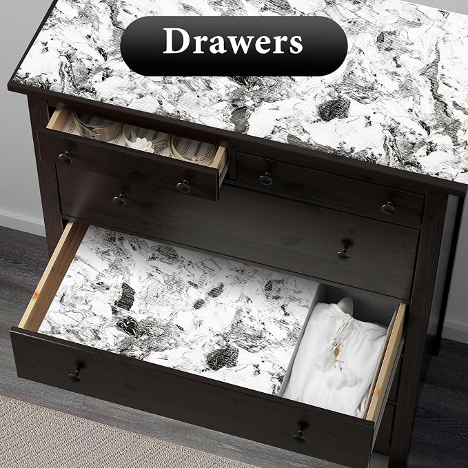 Drawer and Shelf Liner for Kitchen Cabinet: 12 in X 20 Ft Non Slip Waterproof - Image 6