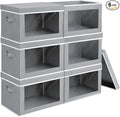 Large Storage Bins with Lids by Homsorout