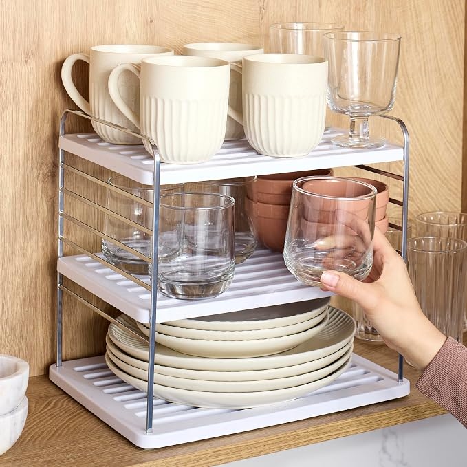 YouCopia UpSpace Cabinet Box Organizer, Adjustable Kitchen Pantry Shelf - Image 2