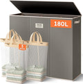 SOLEDI 180L 3-Section Laundry Hamper by SOLEDI