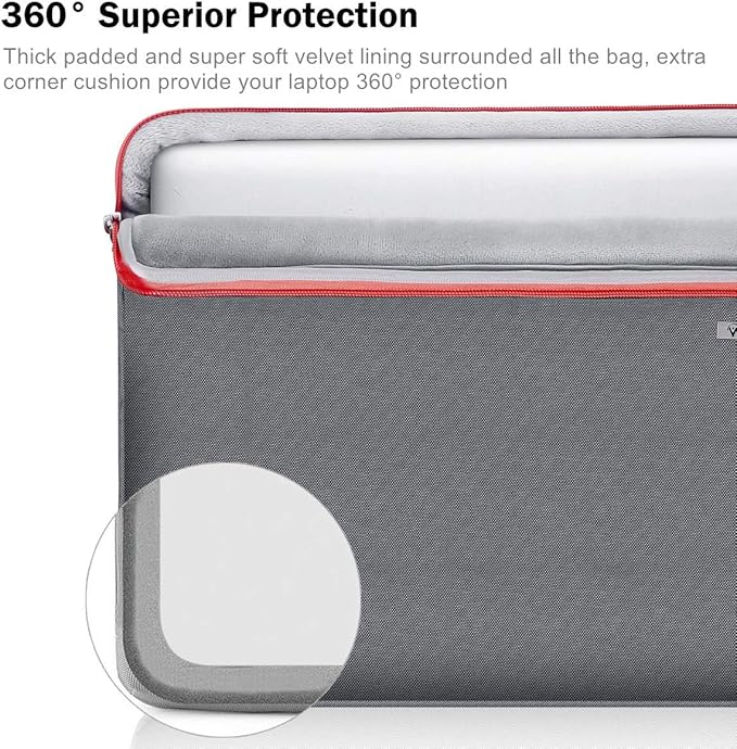 Voova Laptop Sleeve Case 15.6 16 Inch - Image 3