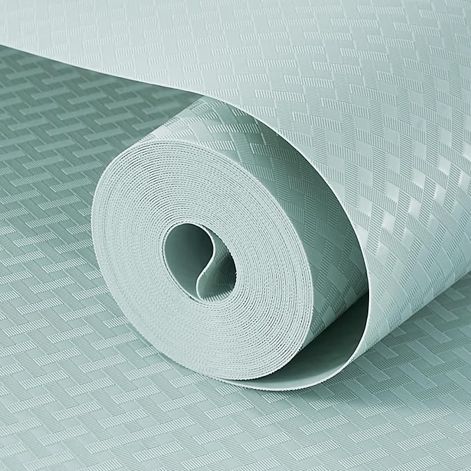 Shelf and Drawer Liner for Kitchen Cabinet, Non-Adhesive 18in x 360in by GTJ