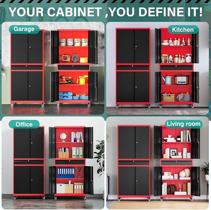 SISESOL Metal Storage Cabinet - Image 5